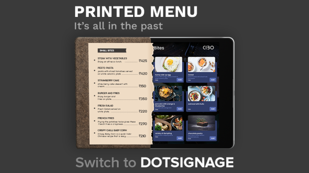 why use digital menus in restaurants