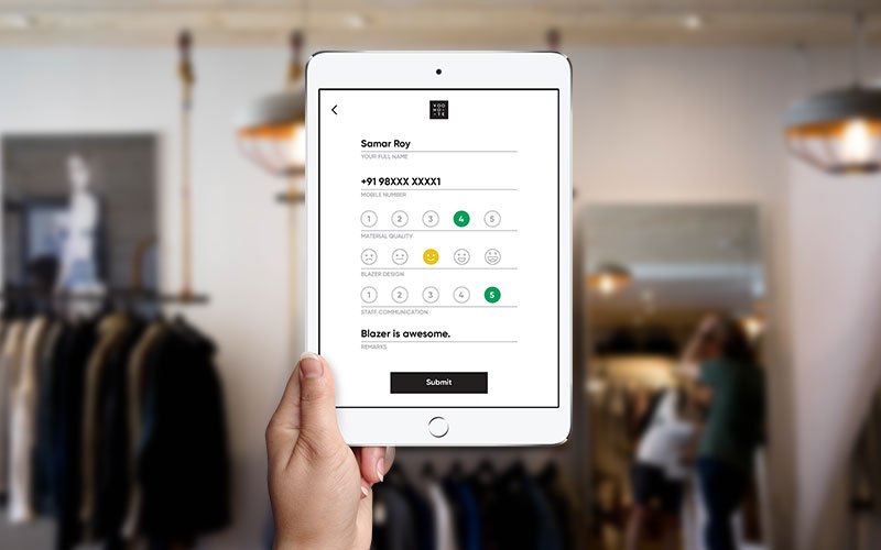 feedback management system for retail store