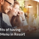 benefits of having digital menu for resort