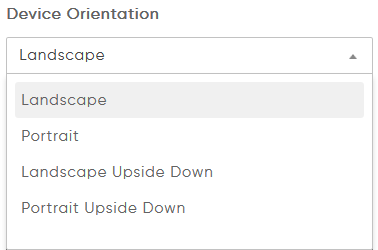 tv screen orientation