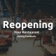 grab customers while reopening your restaurant