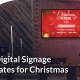 digital signage templates for christmas