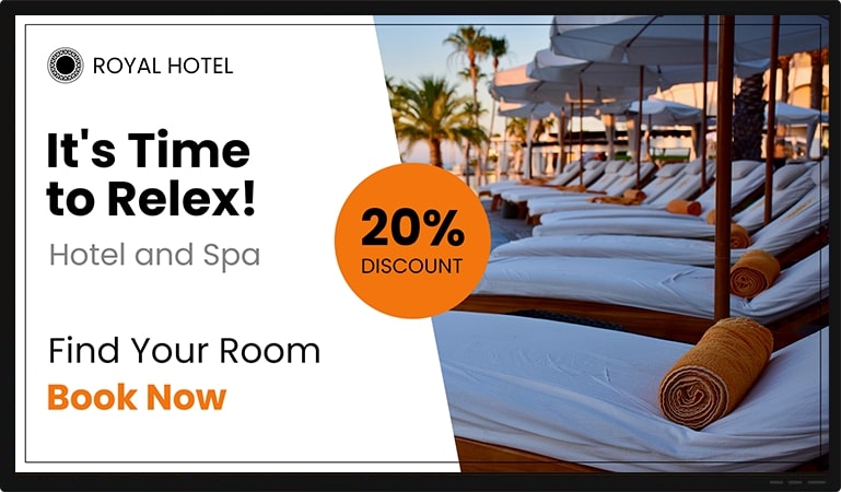 hotel digital signage solutions