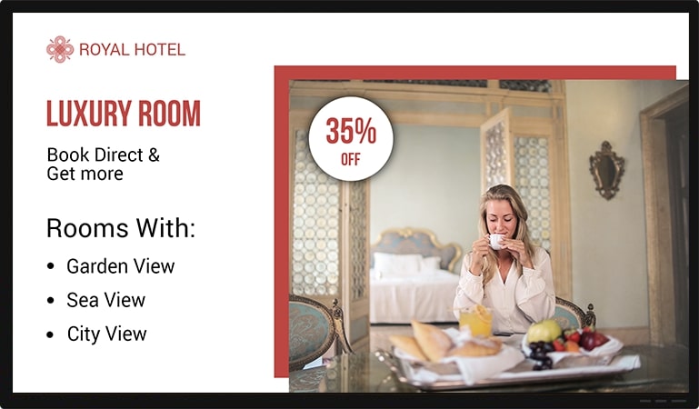 hotel signage systems