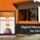 digital menu boards for drive thru