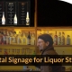 digital signage for liquor stores
