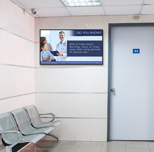 connect customer through digital signage