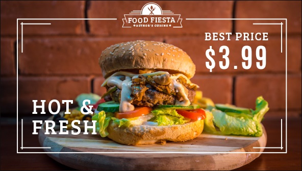 promote restaurant special offer on tv