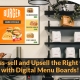how to cross sell and upsell digital menu boards