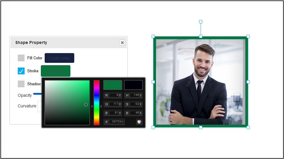 adding shape in canvas app