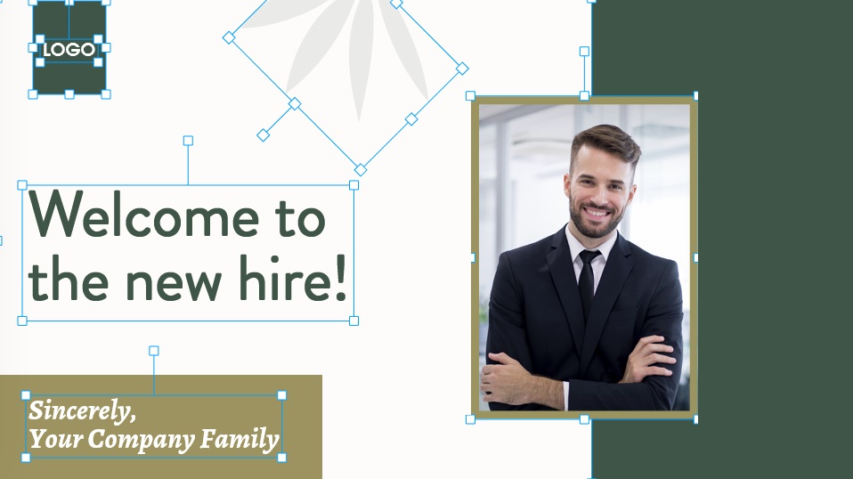 canvas app digital signage template editor