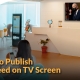 how to publish rss feed on tv screen