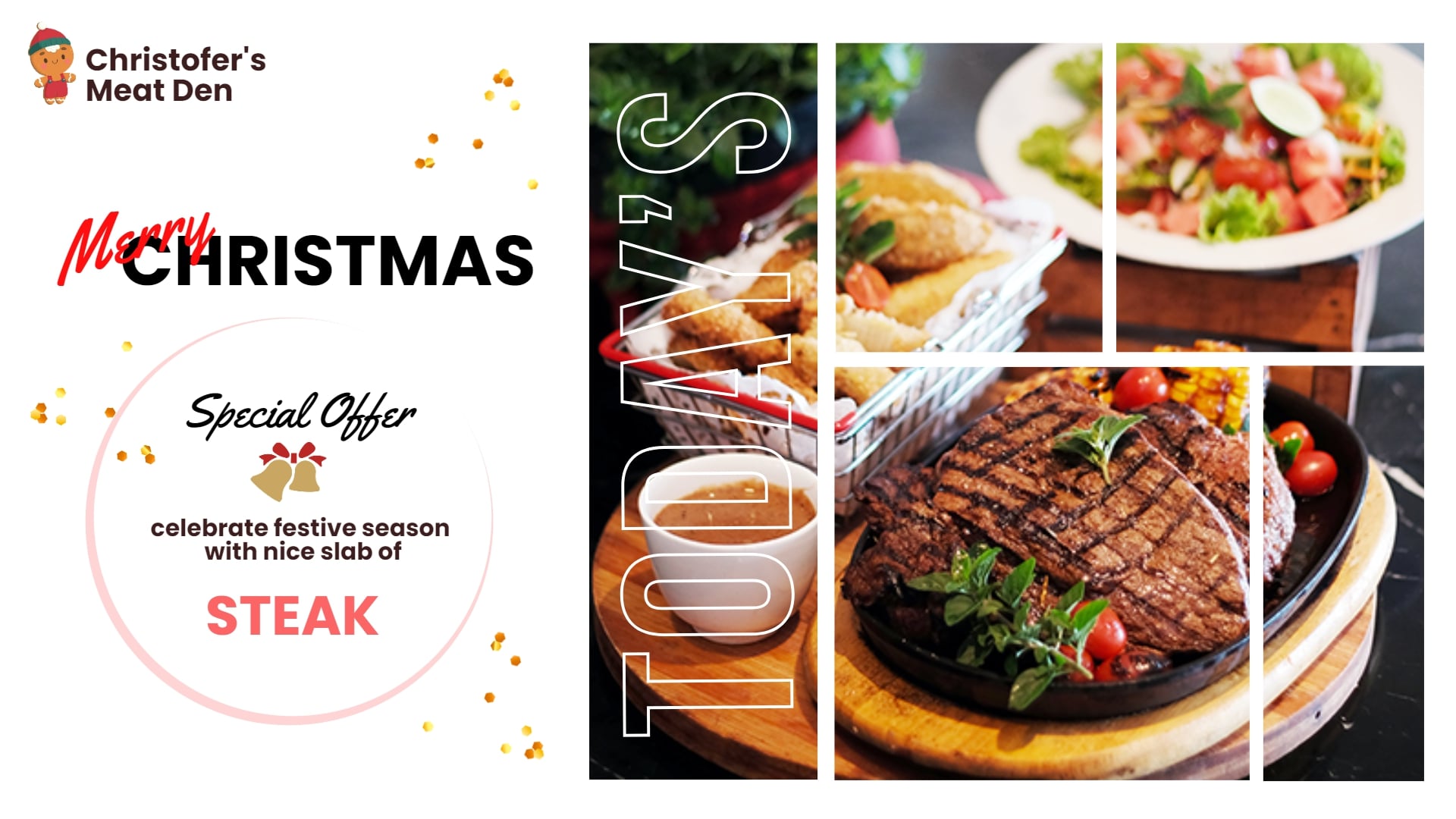 christmas special tv screen menu