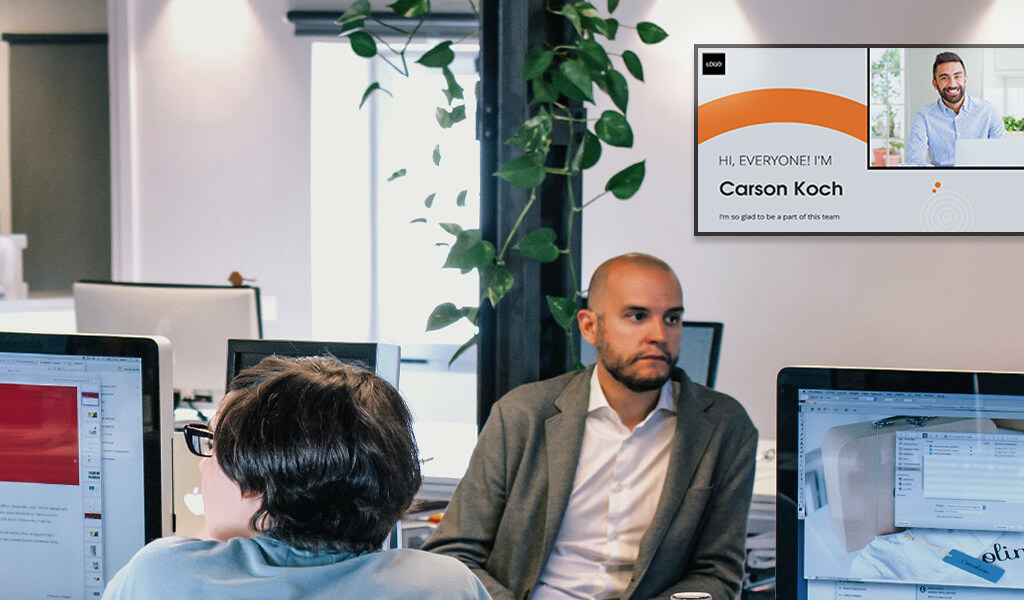 corporate digital signage free templates