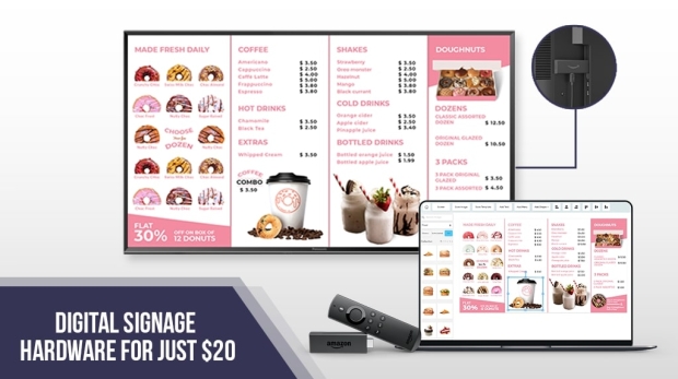 digital signage hardware amazon lite