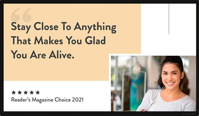 office digital display