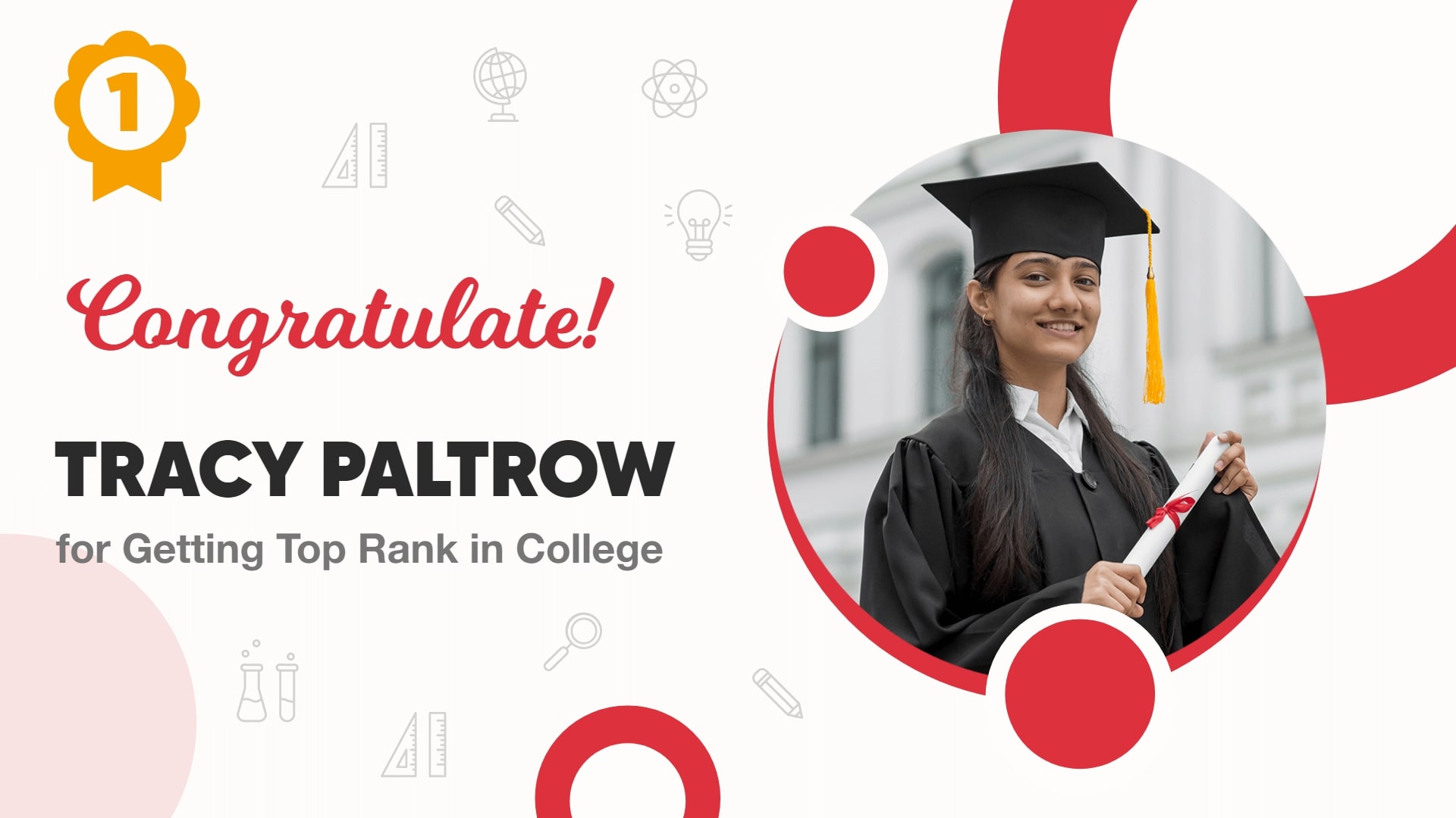 display student acchivements on digital signage