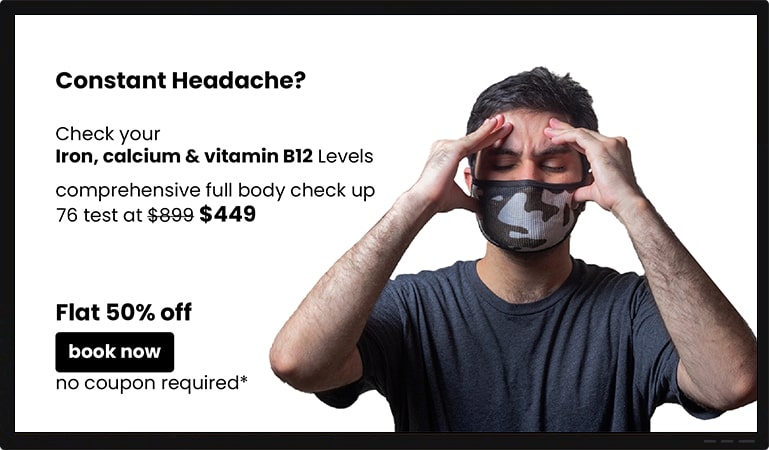 body checkup advertise display on signage