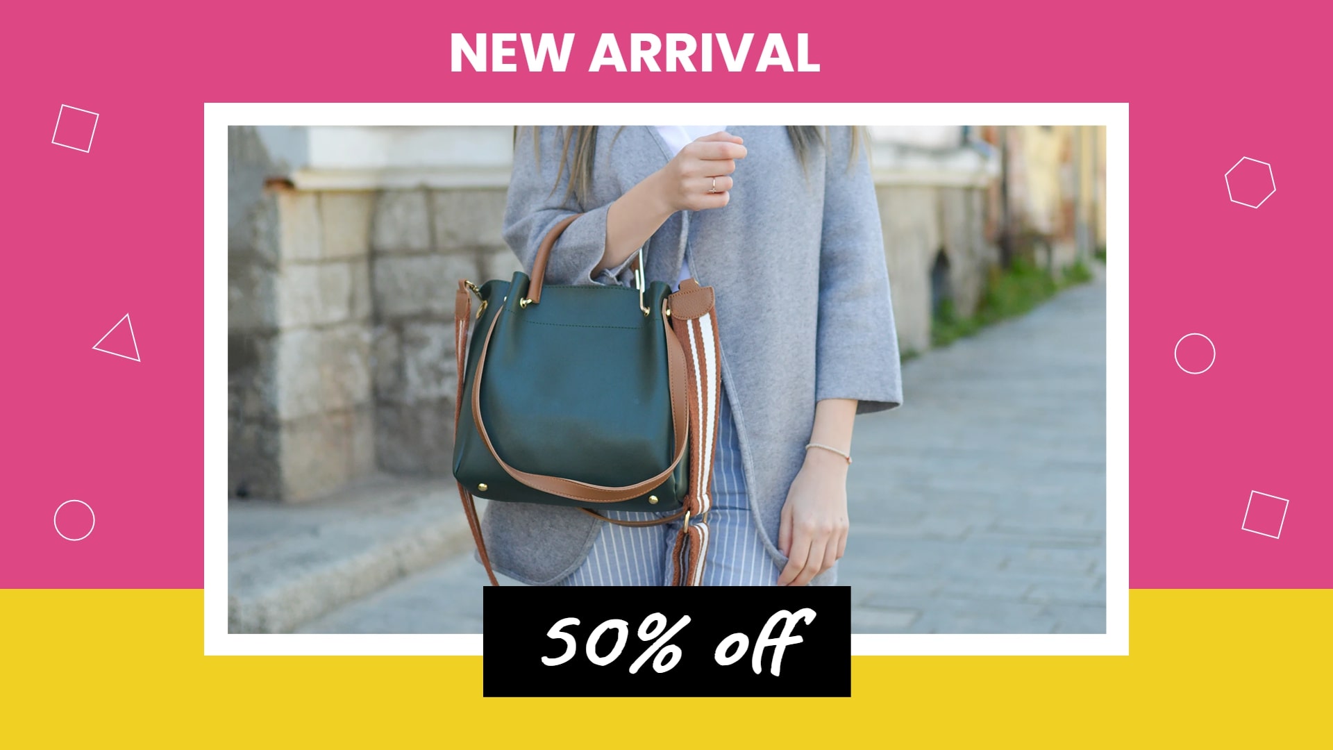 product promotion on digital screen