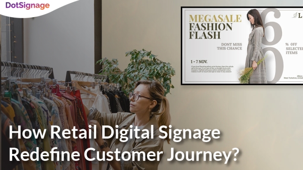 how retail digital signage redefine customer journey