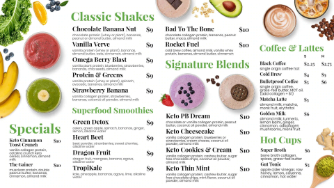 mission nutrition healthy food menu