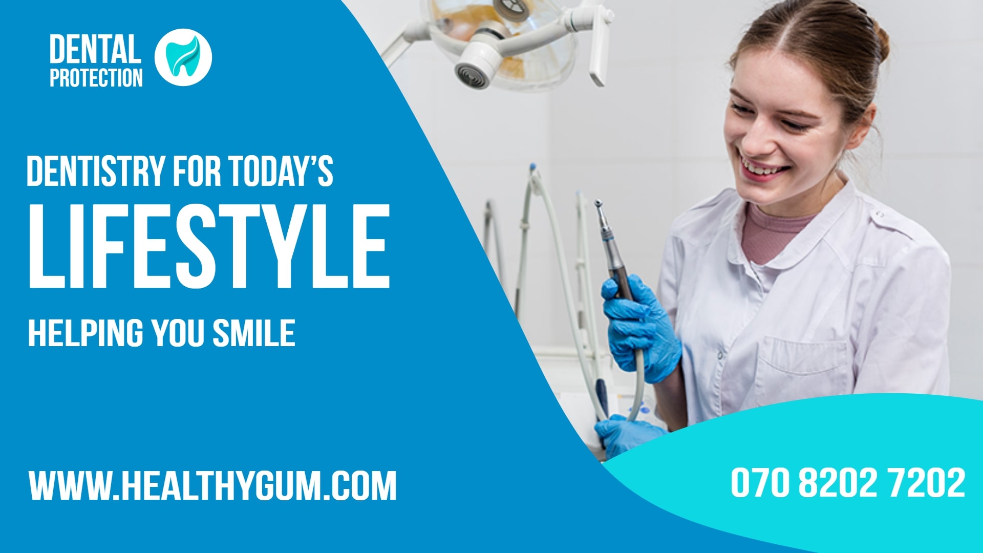 show your dental clinic message