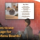 4 reasons to use digital menu boards