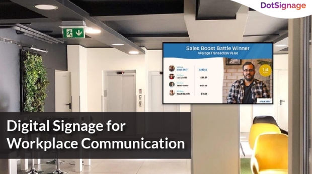 digital signage for workplace communication