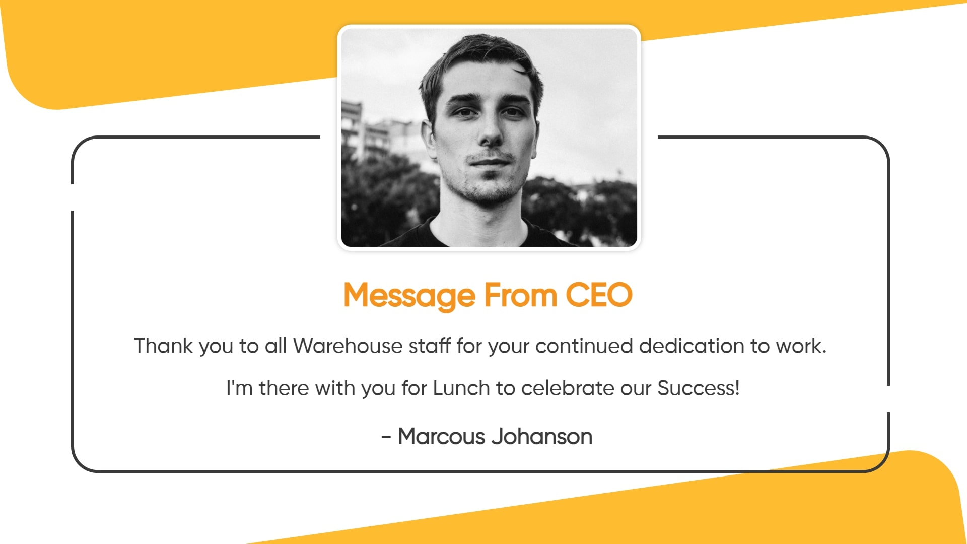 warehouse employee interaction