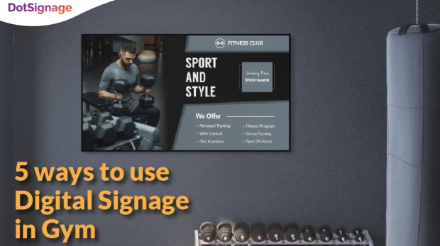 5 ways to use digital signage in gym