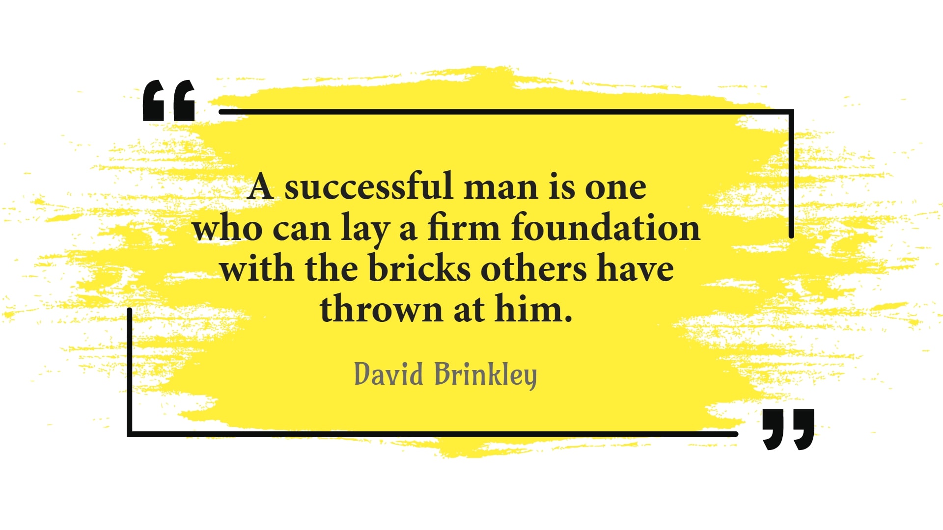 motivational quote display on tv