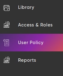 digital signage privacy settings