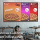 digital signage in restaurant to increase customer engagement