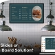 using google slide as digital menu boards