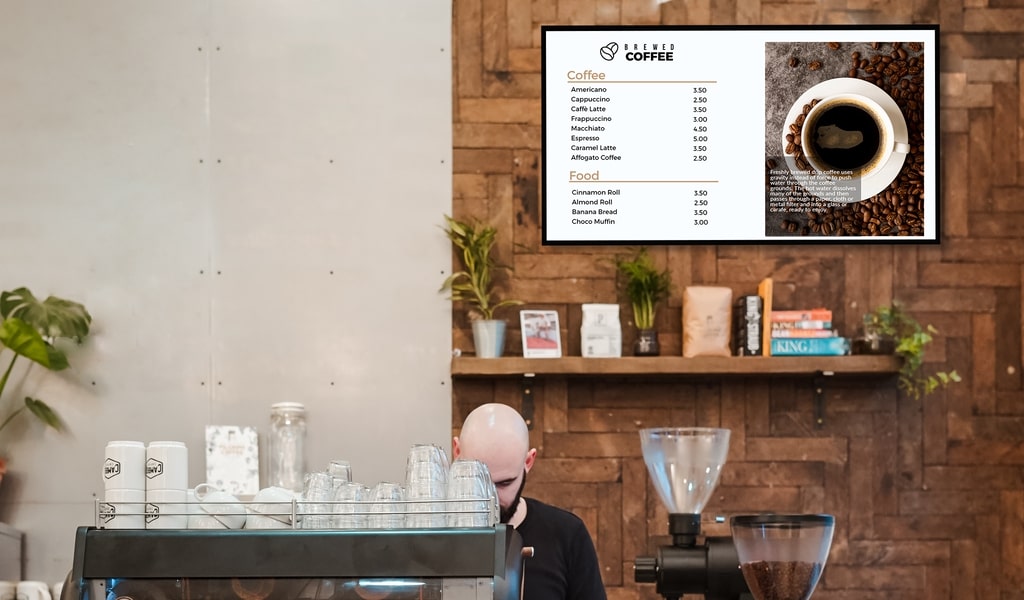 digital signage use cases in restaurant