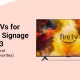 best tvs for digital signage