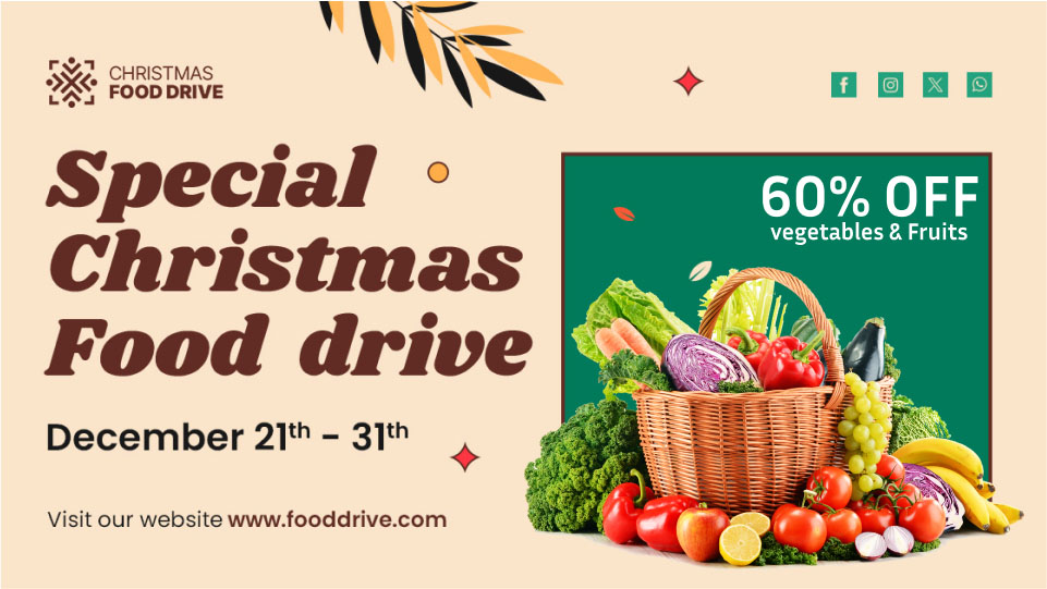 promote your Christmas special offer