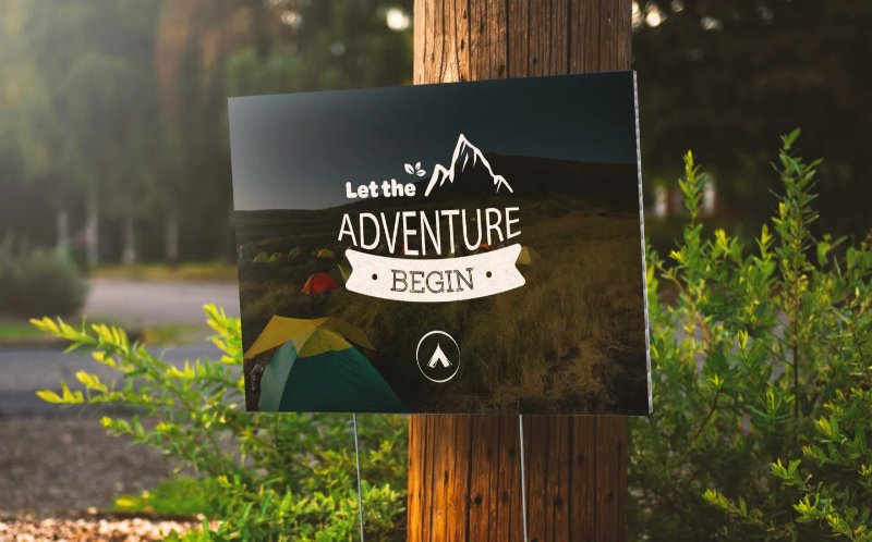 pvc plastic sign design