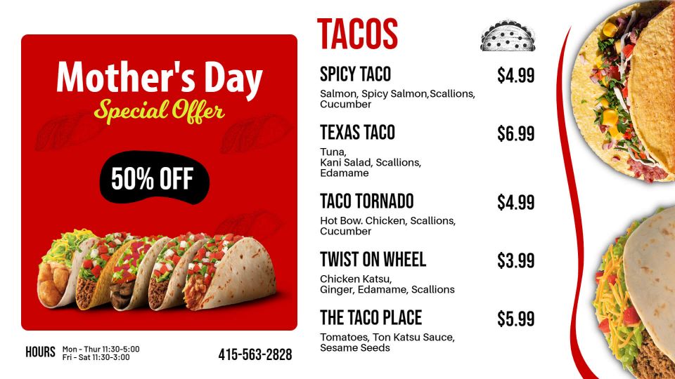 right amount of content on TV screen