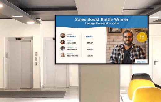 corporate digital tv signage