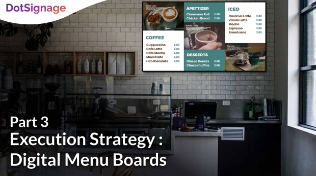 digital menu boards content strategy