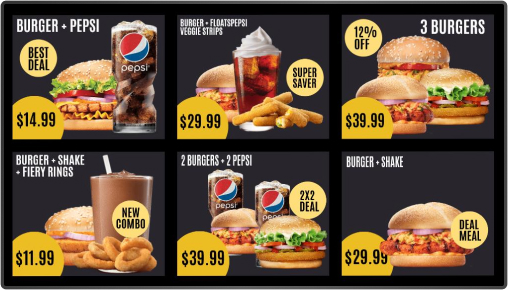 burger menu boards 9