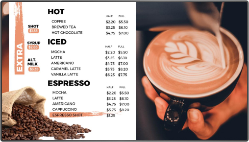 coffee menu boards 7