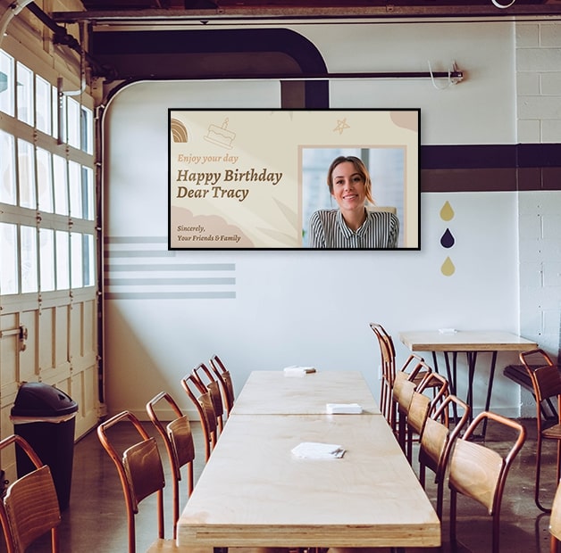 corporate communicate digital signage