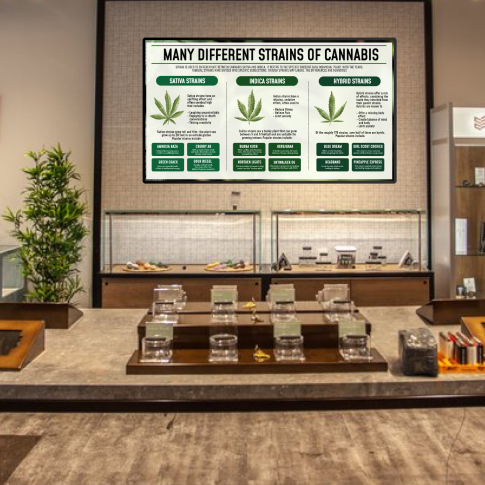 dispensary digital menu boards templates
