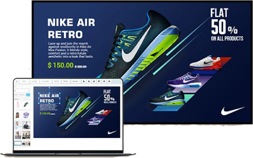 retail digital signage display