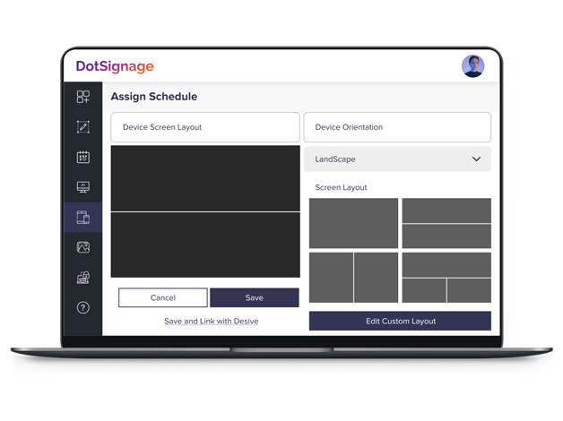 multi zone digital display