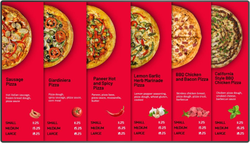 pizza menu board 6