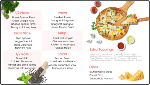 pizza menu board 7
