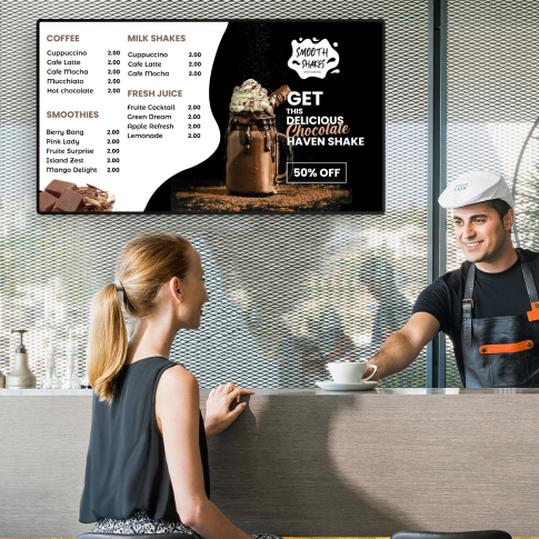 show your coffee cafe menu